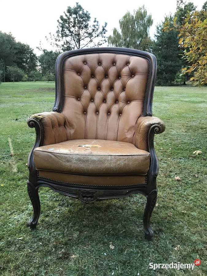 Fotel pikowany Ludwik Brzeźce sprzedam