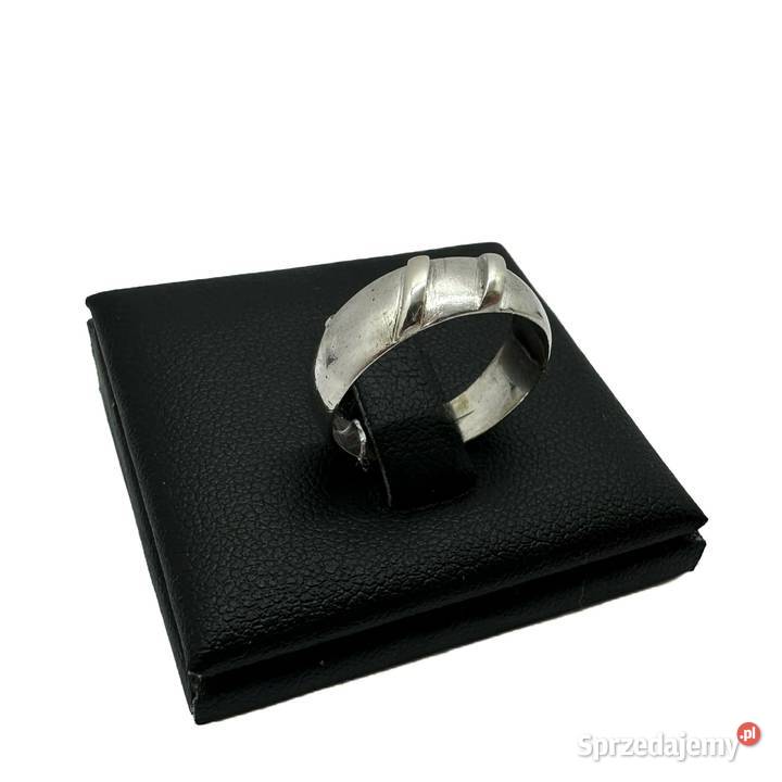 Srebrny Pierścionek Próby 925 284g Rozmiar 14 srebro Elbląg