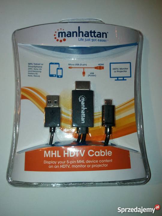 KABEL MHL HDTV konwerter MHL-USB na HDMI