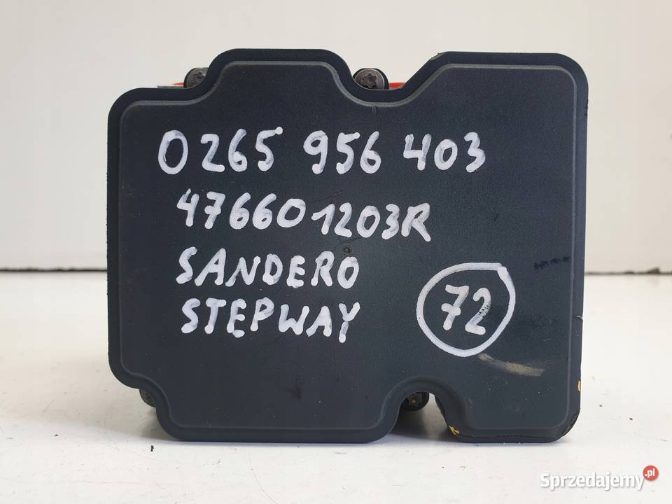Dacia Sandero POMPA ABS Sterownik 0265956403 Janów