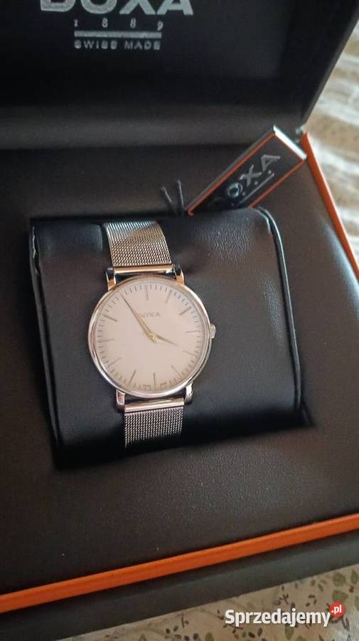 DOXA 1731501110 Nowy Szwajcarski Zegarek Mesh Łosice