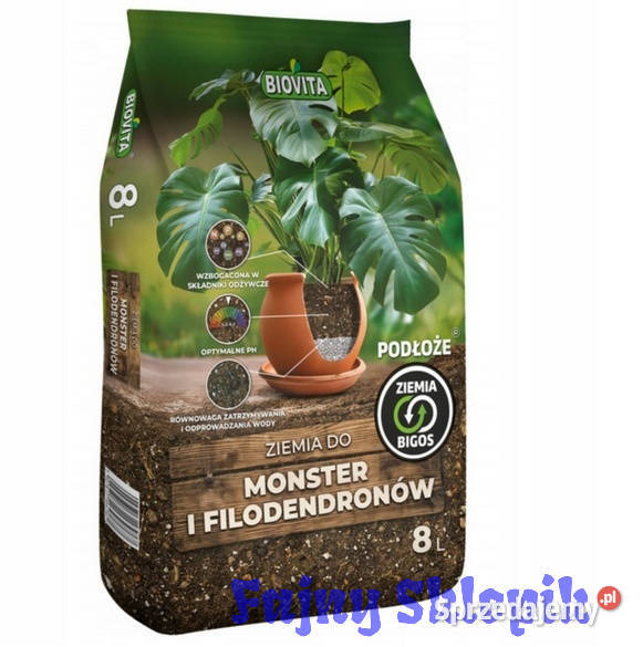 Biovita bigos ziemia do monster i filodendronów Łódź