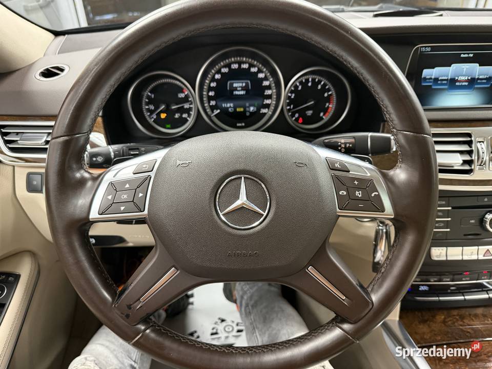 Mercedes E200 LIFT Jasna skóra 18 automa poduszka powietrzna wielkopolskie