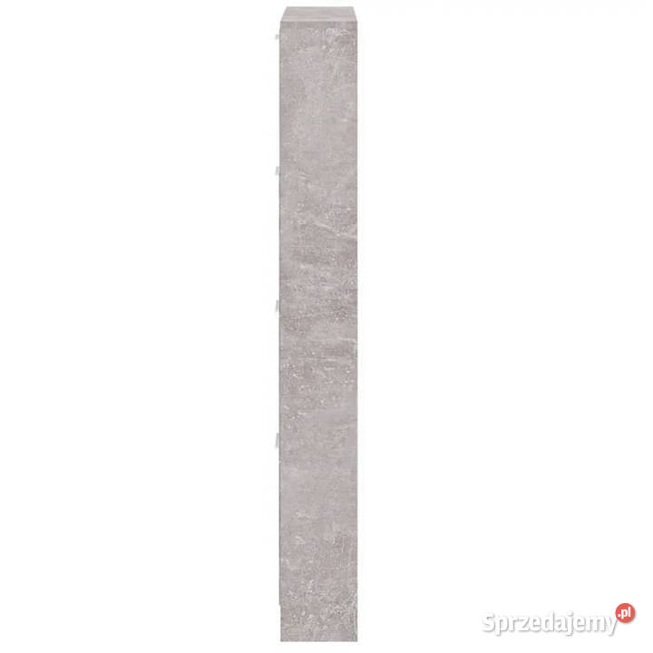 Szafka na buty szarość betonu 59x17x150 WM342521
