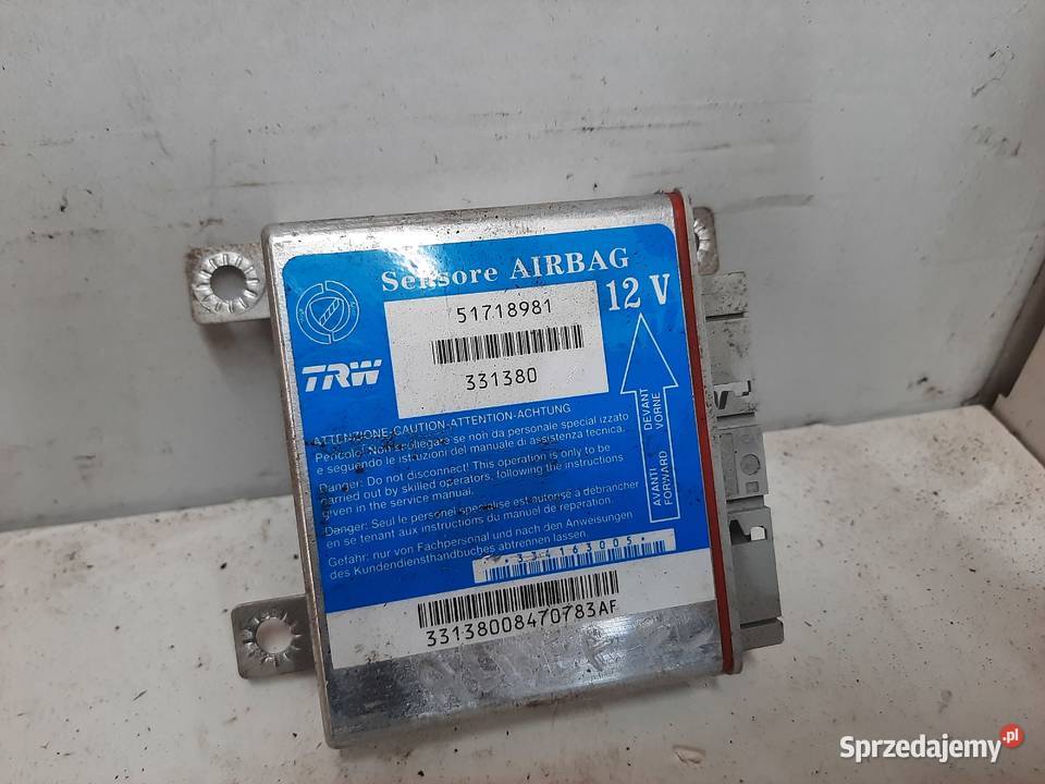 Fiat Albea Palio II sterownik poduszek 51718981 łódzkie Ksawerów