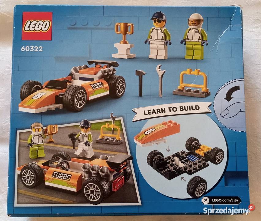 LEGO City Samochód wyścigowy 4 60322 klocki warmińsko-mazurskie Giżycko