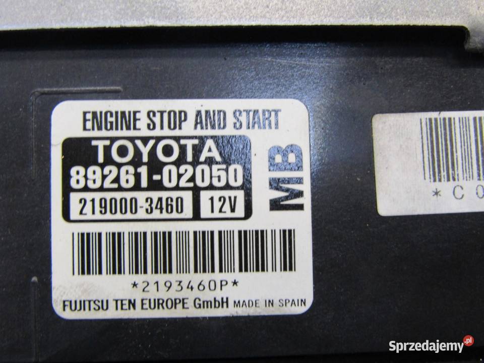 STEROWNIK MODUŁ START STOP AURIS II KOMBI osobowe