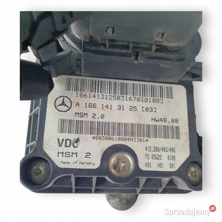 PRZEPUSTNICA Mercedes W169 15 8V A1661413125 sprzedam