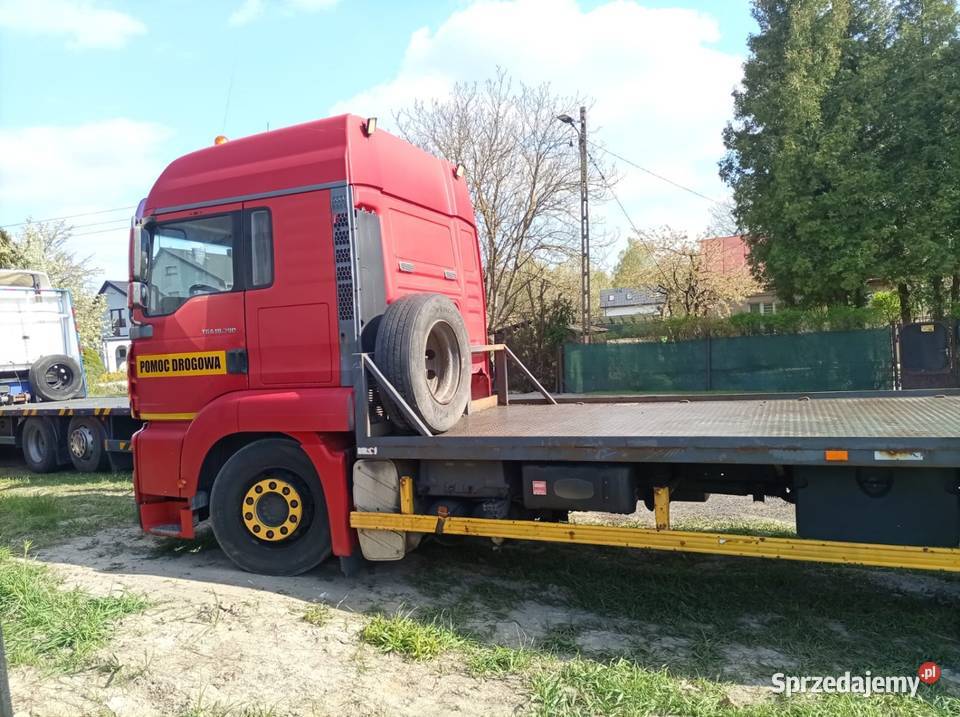Man TGA 18390 pomoc drogowa pojazd specjalny poduszka powietrzna