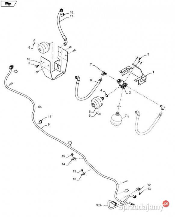 Holland T6090 T6070 T7230 Hydroakumulator 14l Jastrzębniki