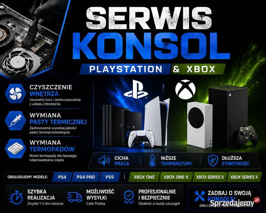 Czyszczenie konsoli xbox Nałęczów informatyka