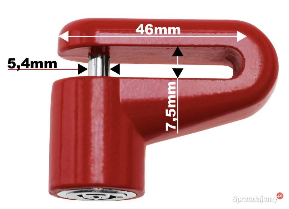 Blokada tarczy hamulcowej zapięcie kłudka Łódź