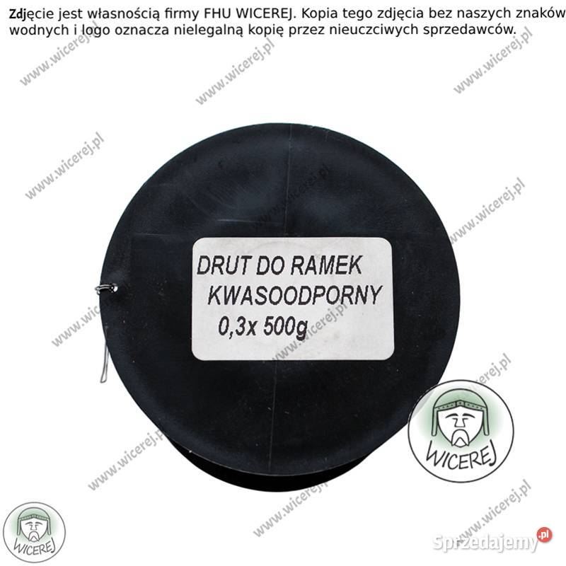 Drut pszczelarski do ramek 03mm 05 Nierdzewny Jaśliska