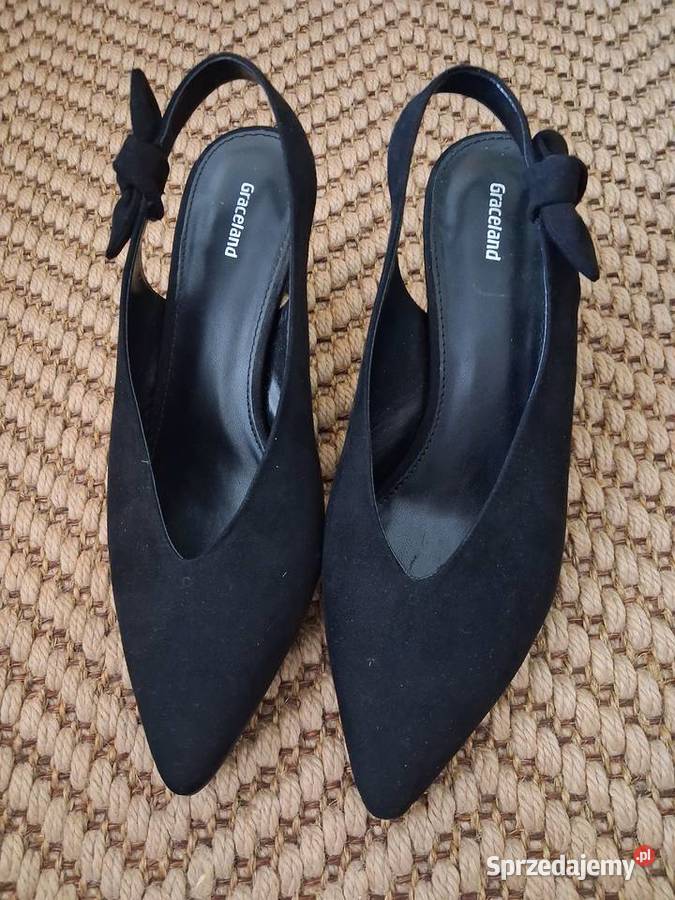 Buty na obcasie czarne nowe Chorzów