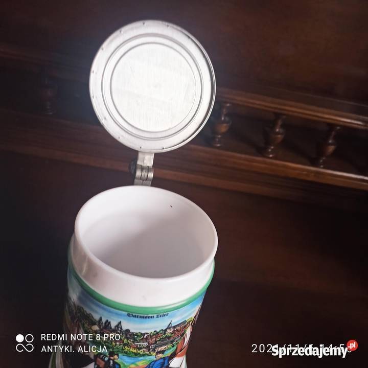 Kufel z trąbką Syg BMF Porcelana i szkło Gdańsk