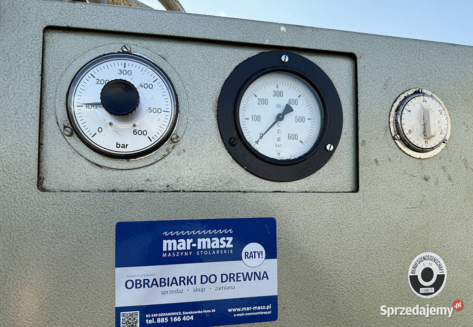 Prasa półkowa hydrauliczna do forniru JOOS typ Sierakowska Huta