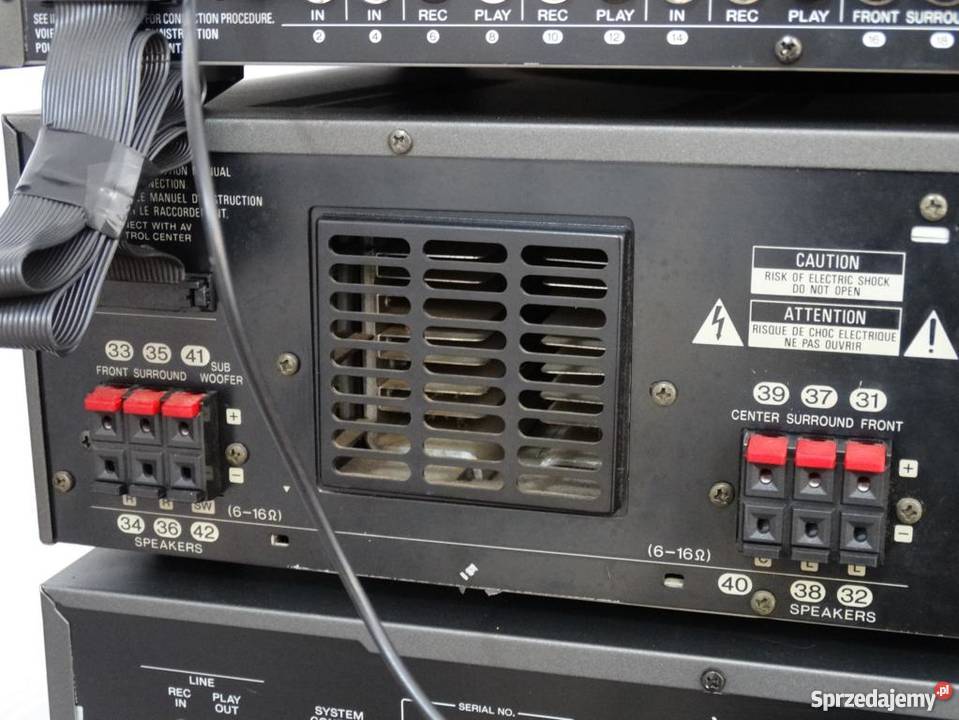 Wieża Kenwood 4 segmenty pilot mocna WYSYŁKA Jasło