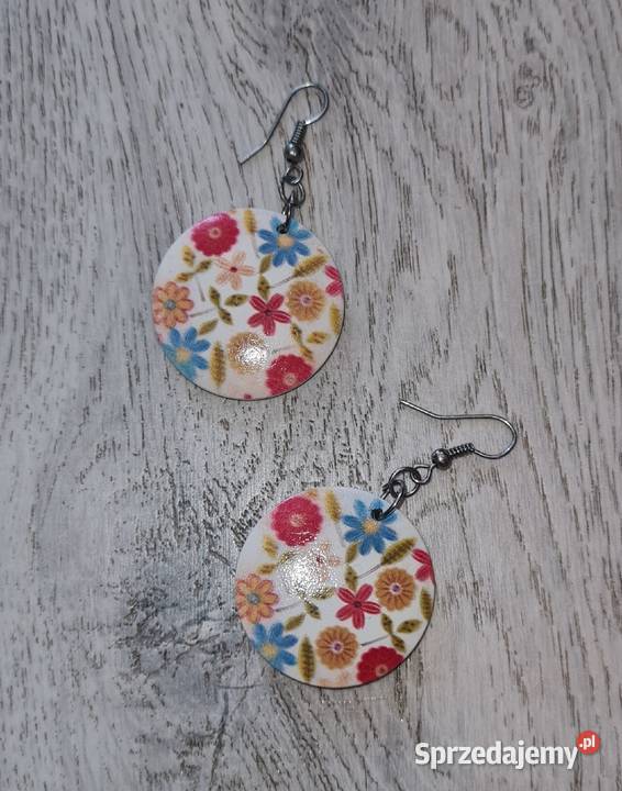 Kolczyki damskie kwiatki Łódź