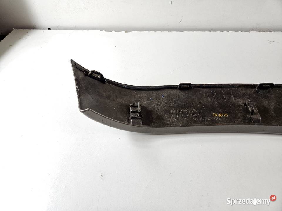 TOYOTA RAV4 0812 LISTWA PRAWA ZDERZAKA PRZÓD wielkopolskie Międzychód sprzedam