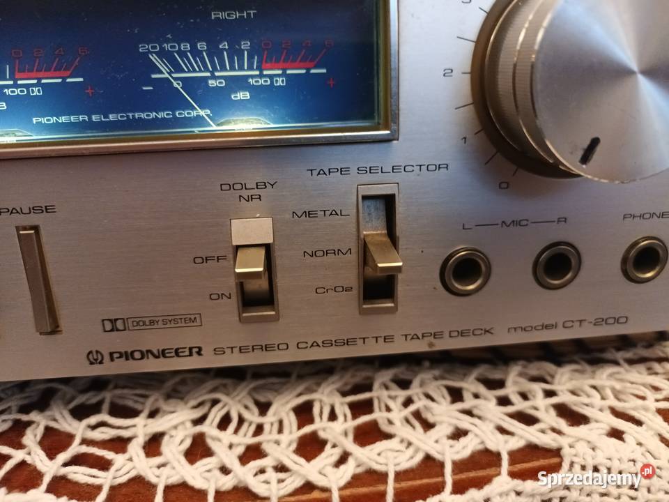 Magnetofon kasetowy Pionner CT 200 deck HiFi śląskie Tychy sprzedam