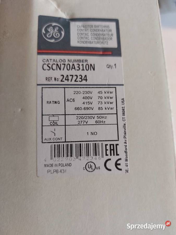 Stycznik CSCN70A310N