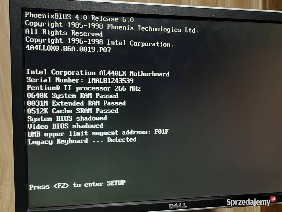 Zabytkowy komputer PC Lifetec Intel Pentium II