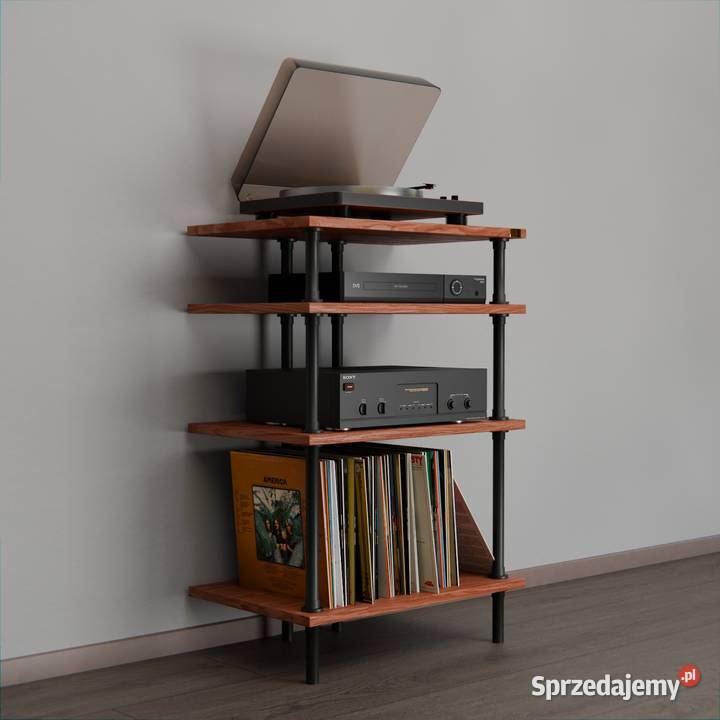 Stolik hifi regał hifi pod płyty winylowe