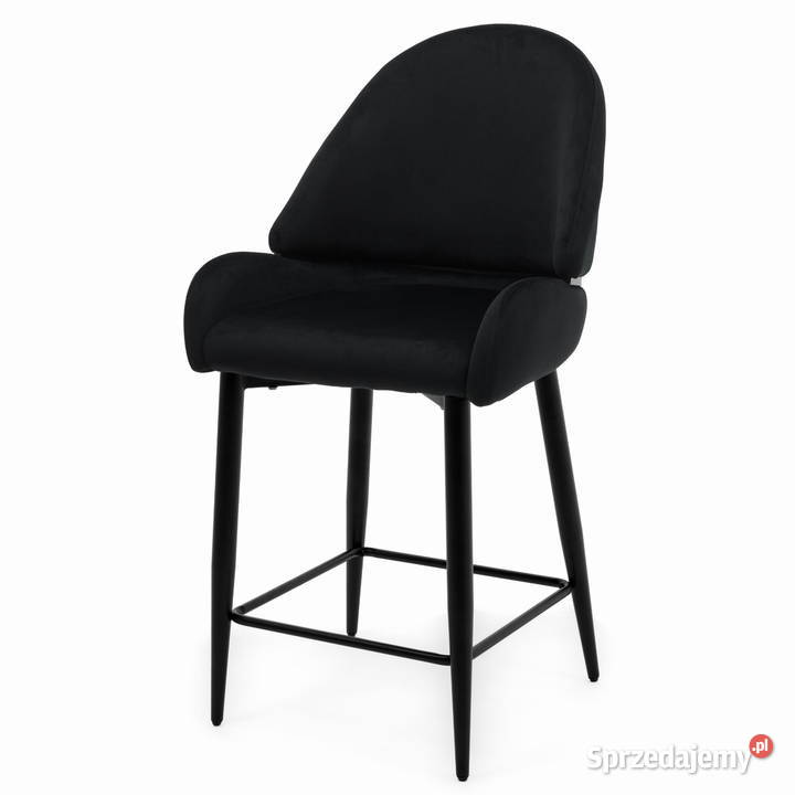 Hoker Tapicerowany Bergamo Czarny Wysyłka 24H Hokery wielkopolskie Tarchały Małe