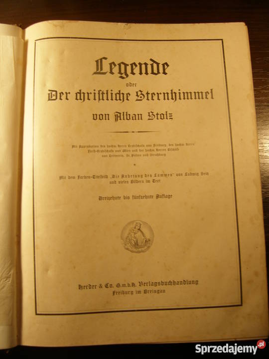 Legende oder Der christliche Sternhimmel Alban Krosno sprzedam