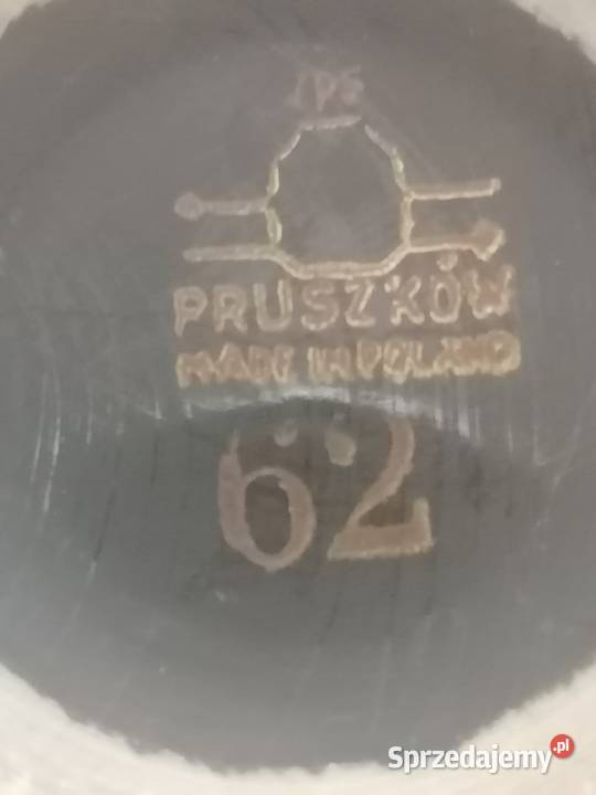 Kubek Sygnowany Pruszków 1960 Porcelana i szkło Wałbrzych