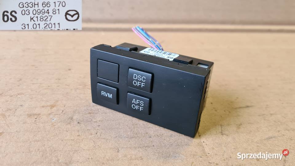 Mazda 6 GH panel włącznik przełącznik DSC RVM osobowe Panele sterowania, przełączniki