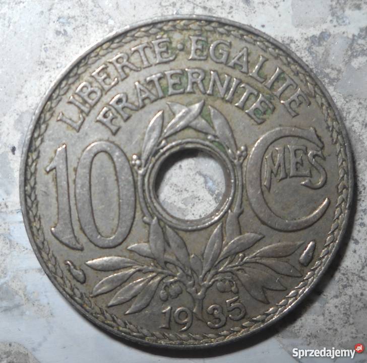 FRANCJA10 CENTIMES1935 r Numizmatyka Legionowo