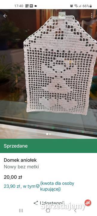 Zawieszka aniołek Warszawa sprzedam