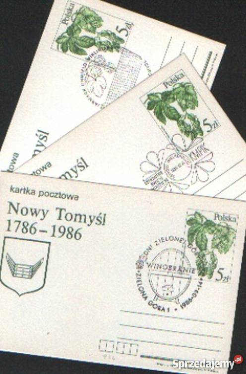 Kart Cp Fi 922 x 3 kas 1986 Gliwice