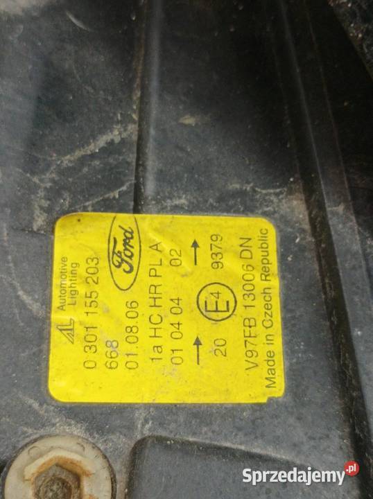 LAMPA PRZÓD LEWA 0301155203 Ford Puma I 19972001 Motoryzacja sprzedam