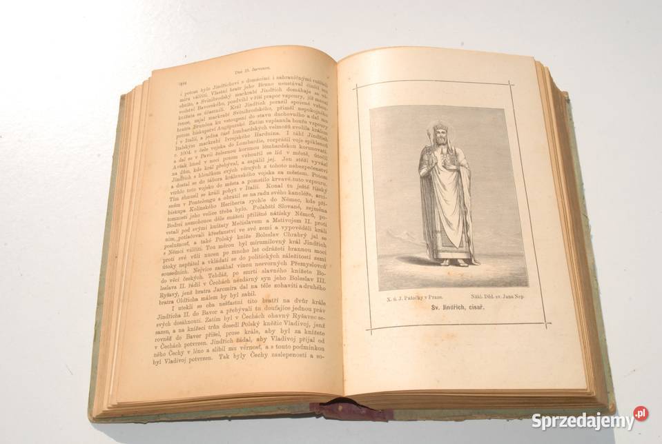 Książka Crkev vtzn ivoty Svatch 1895 antyk Cieszyn
