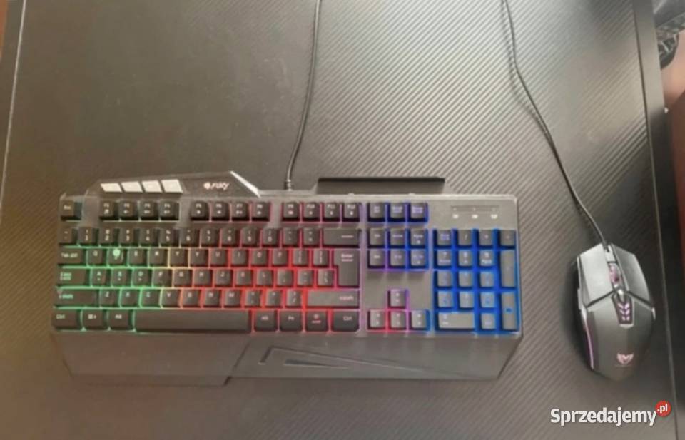 Klawiatura gamingowa Fury mysz sprzedam