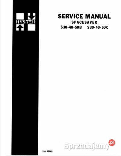 Hyster Spacesaver S30 40 50B S30 40 50C świętokrzyskie sprzedam