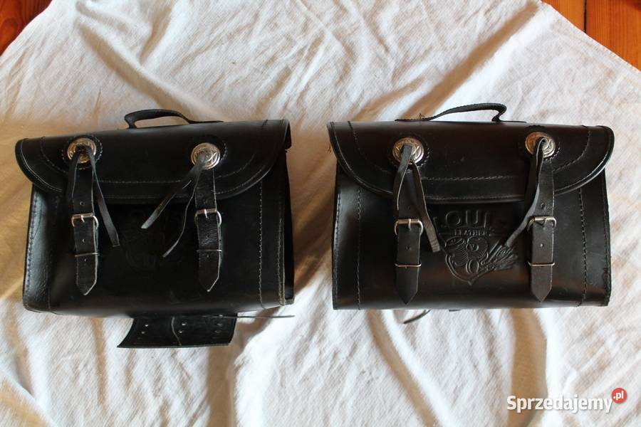Sprzedam sakwy motocyklowe LOUIS skóra zamki Lublin sprzedam