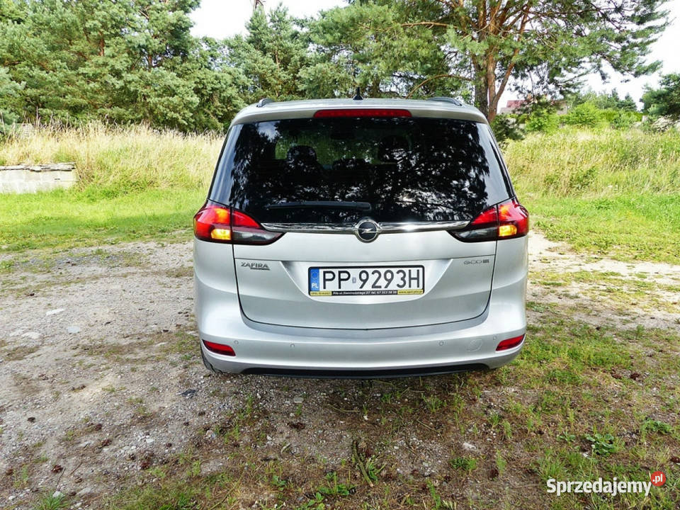 Opel Zafira 16 CDTIKlimaAluNaviPełna nieuszkodzony wielkopolskie Piła