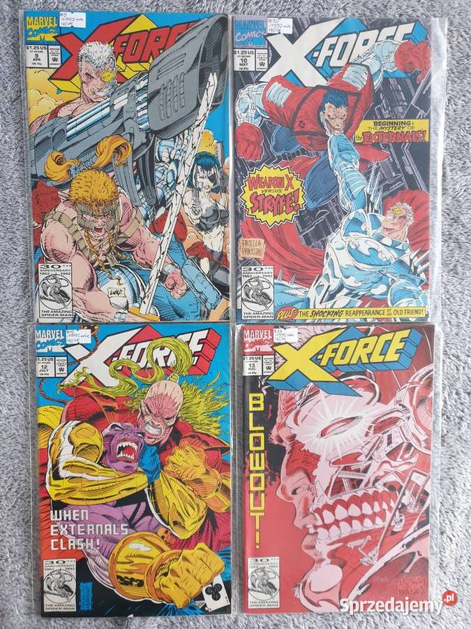 XForce kolekcja 32 oryginalnych komiksów Marvel Gdynia sprzedam