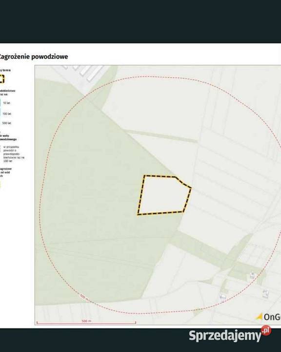 Działka przemysłowa Mieczownica gm Ostrowite