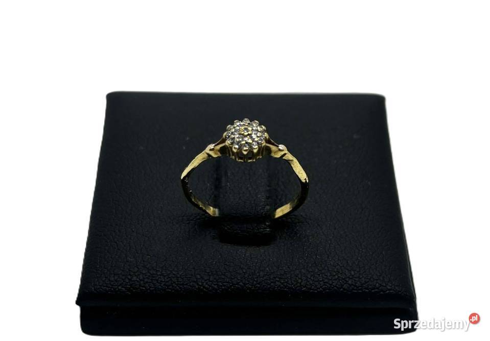 Złoty Pierścionek pr 333 085g R7 złoto Elbląg sprzedam