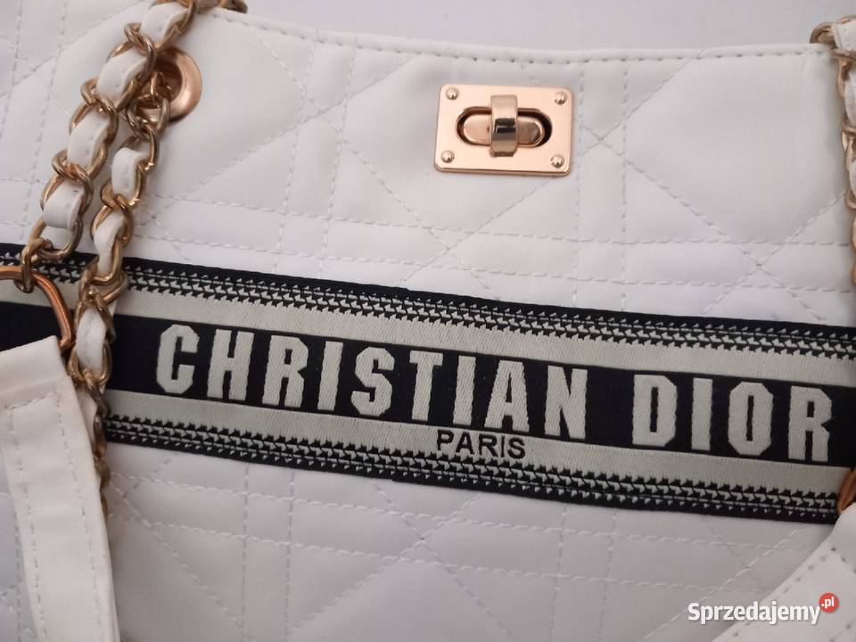 Christian Dior duża szoperka skóra Stalowa Wola