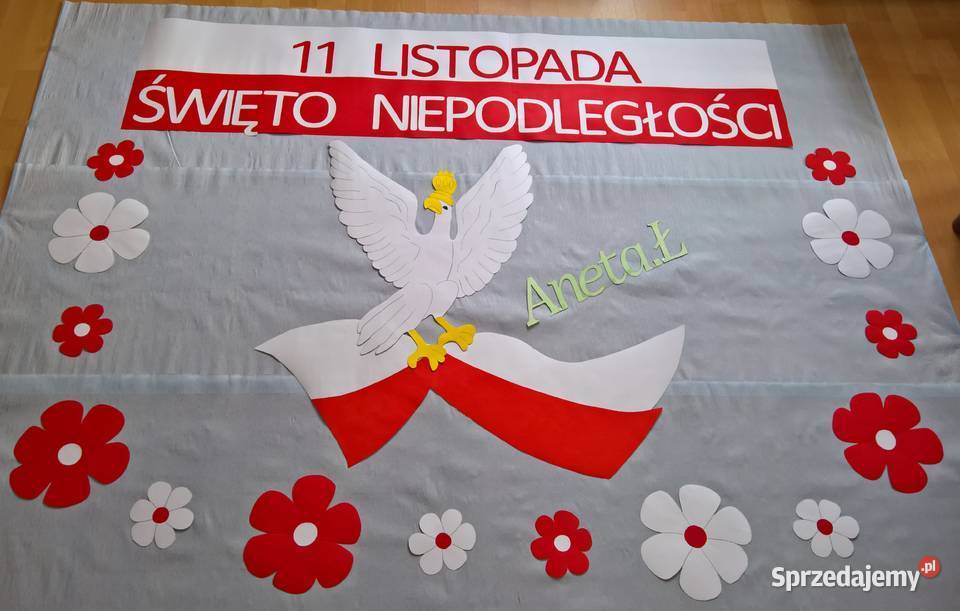 Dekoracja na 11Listopad Dzień Niepodległości z Garwolin sprzedam