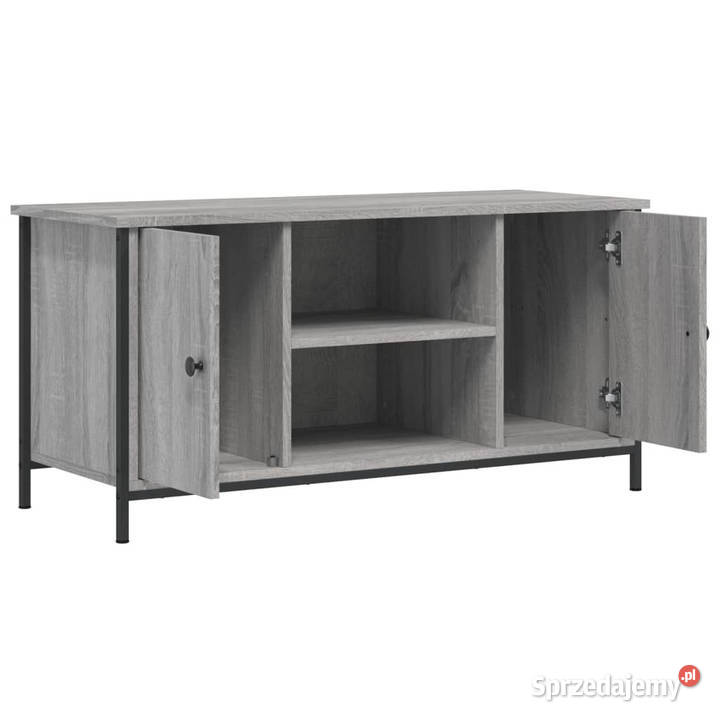 Szafka pod telewizor szary dąb sonoma 100x40x50