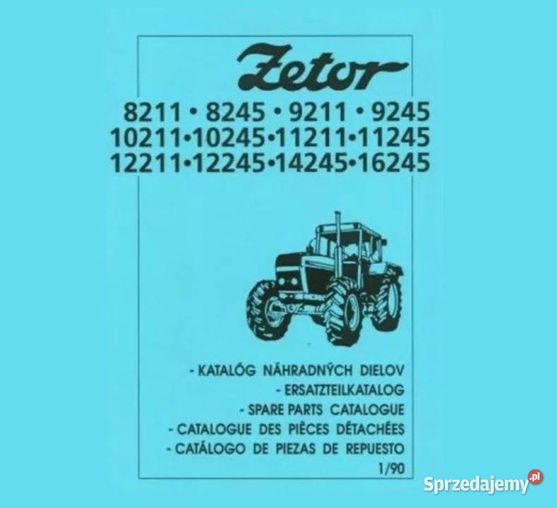ZETOR 9211 10211 11245 12245 katalog części Kielce