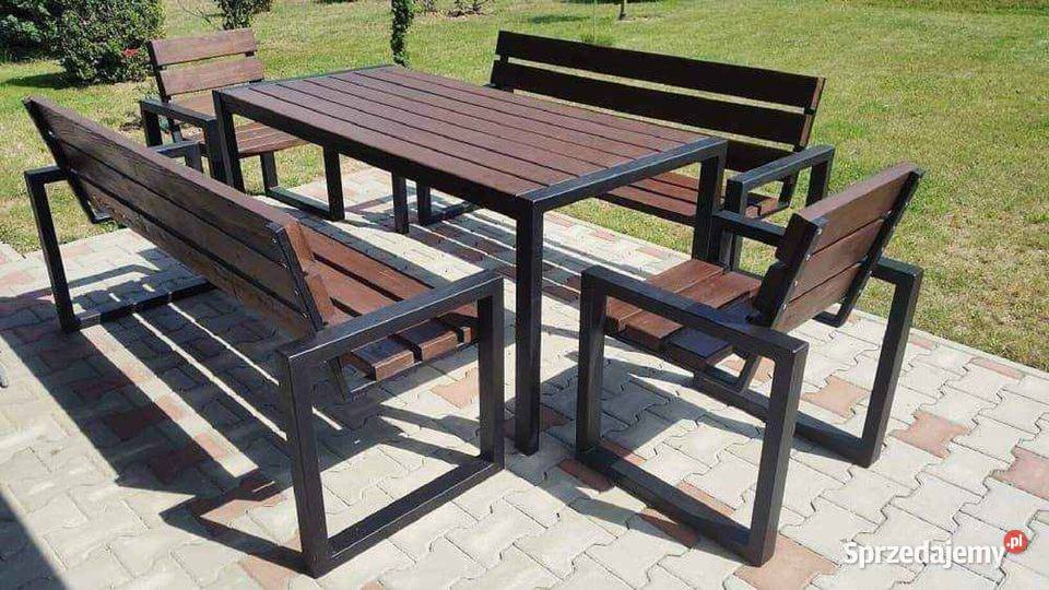 Meble ogrodowe ławka ogrodowa parkowa stół Kraków