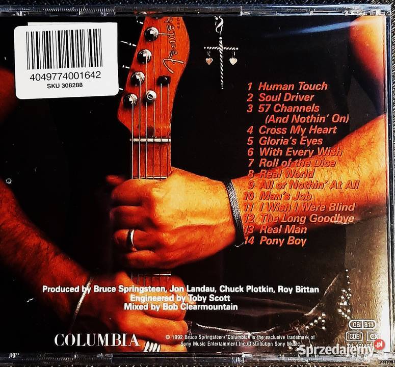 Wspaniały Album BRUCE SPRINGSTEEN Album Human CD Muzyka
