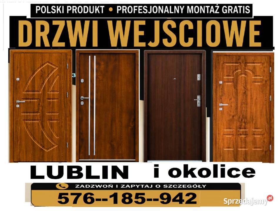 Drzwi wejściowe zewnętrzne do mieszkania w bloku sprzedam